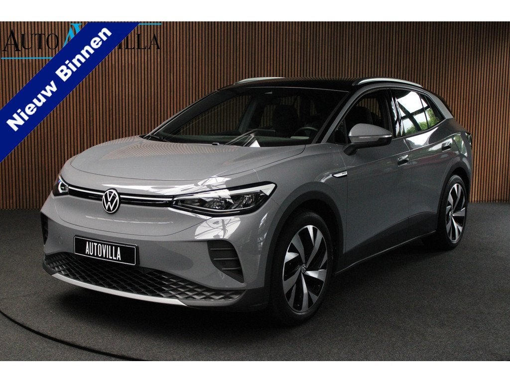 Volkswagen ID.4 Pro 77 kWh Navi ACC Camera Warmtep. Carplay, Auto's, Volkswagen, Automaat, Gebruikt, Zwart, 150 pk