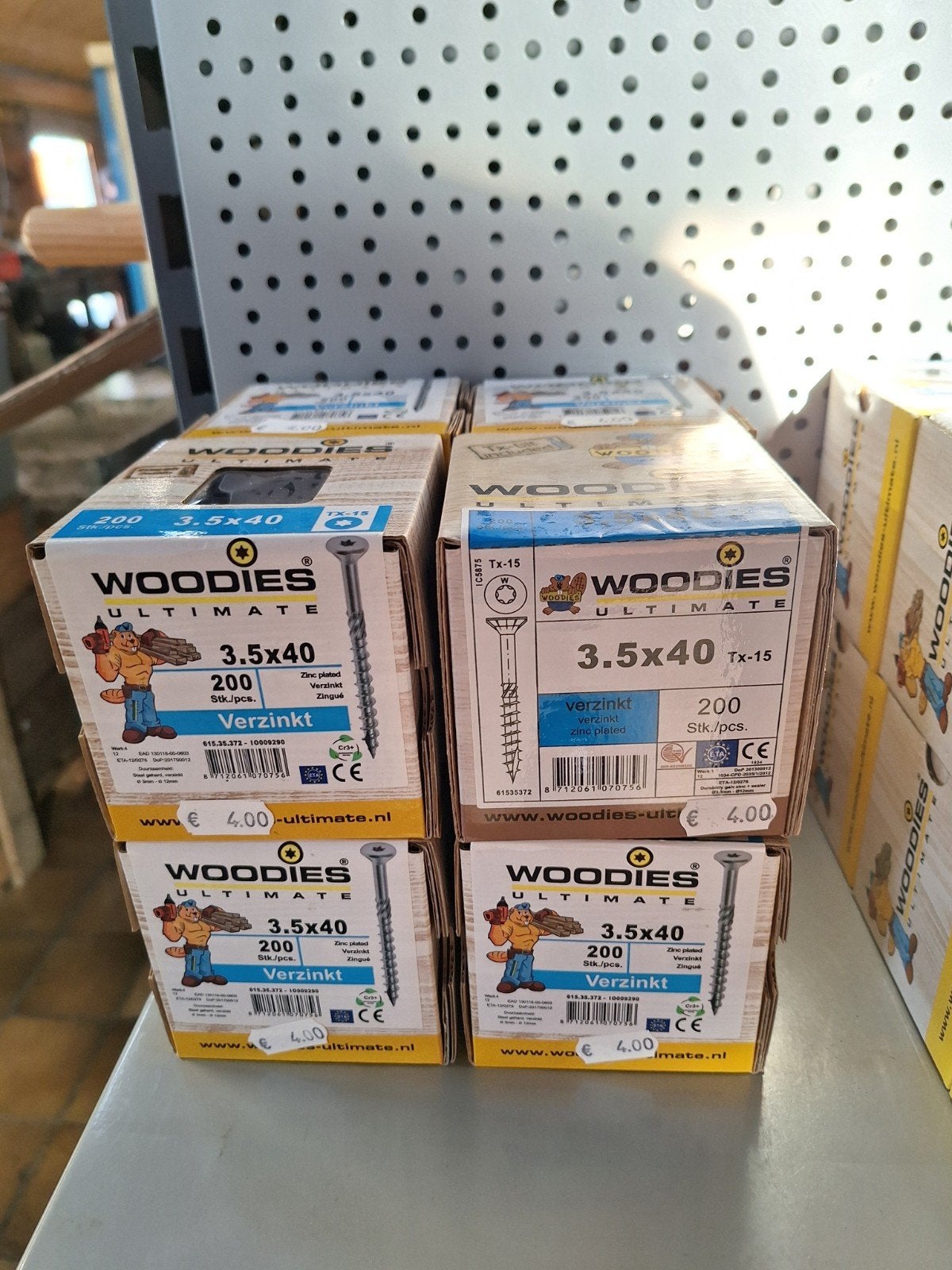 woodies schroeven diverse maten, Ophalen, Schroeven, Nieuw, Minder dan 50 mm