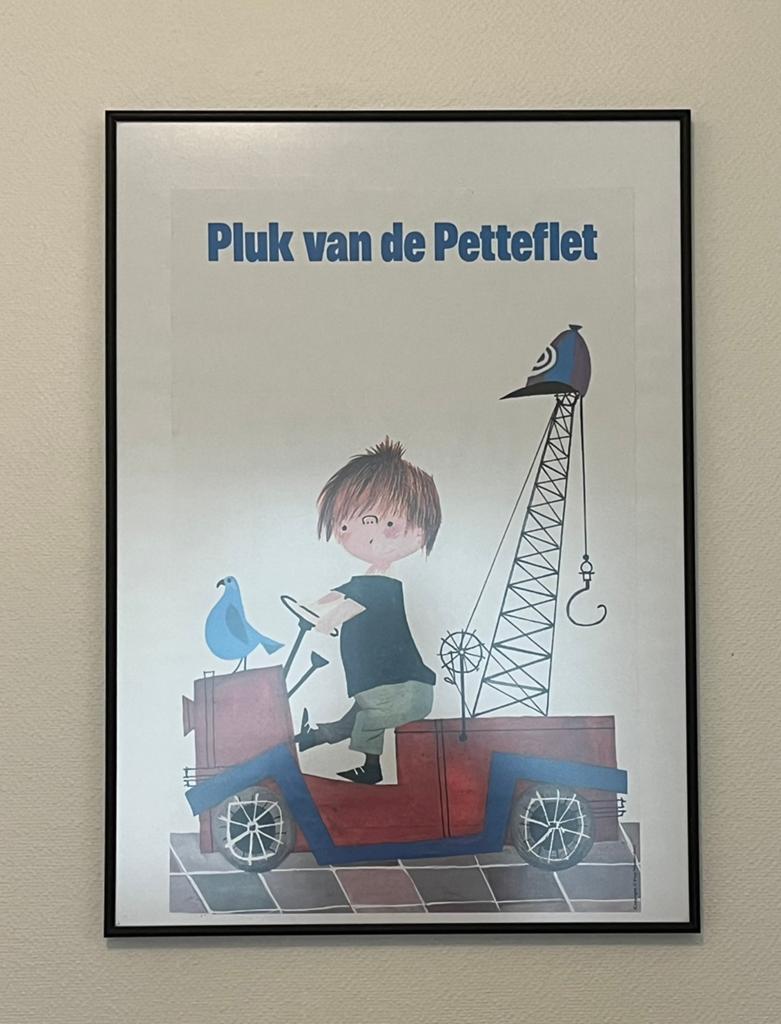 Ingelijste poster van Pluk van de Petteflet, Ophalen, Zo goed als nieuw, Wanddecoratie