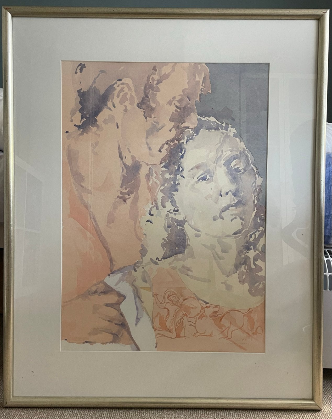 Origineel aquarel van Nico Schelhaas (1997), Ophalen of Verzenden