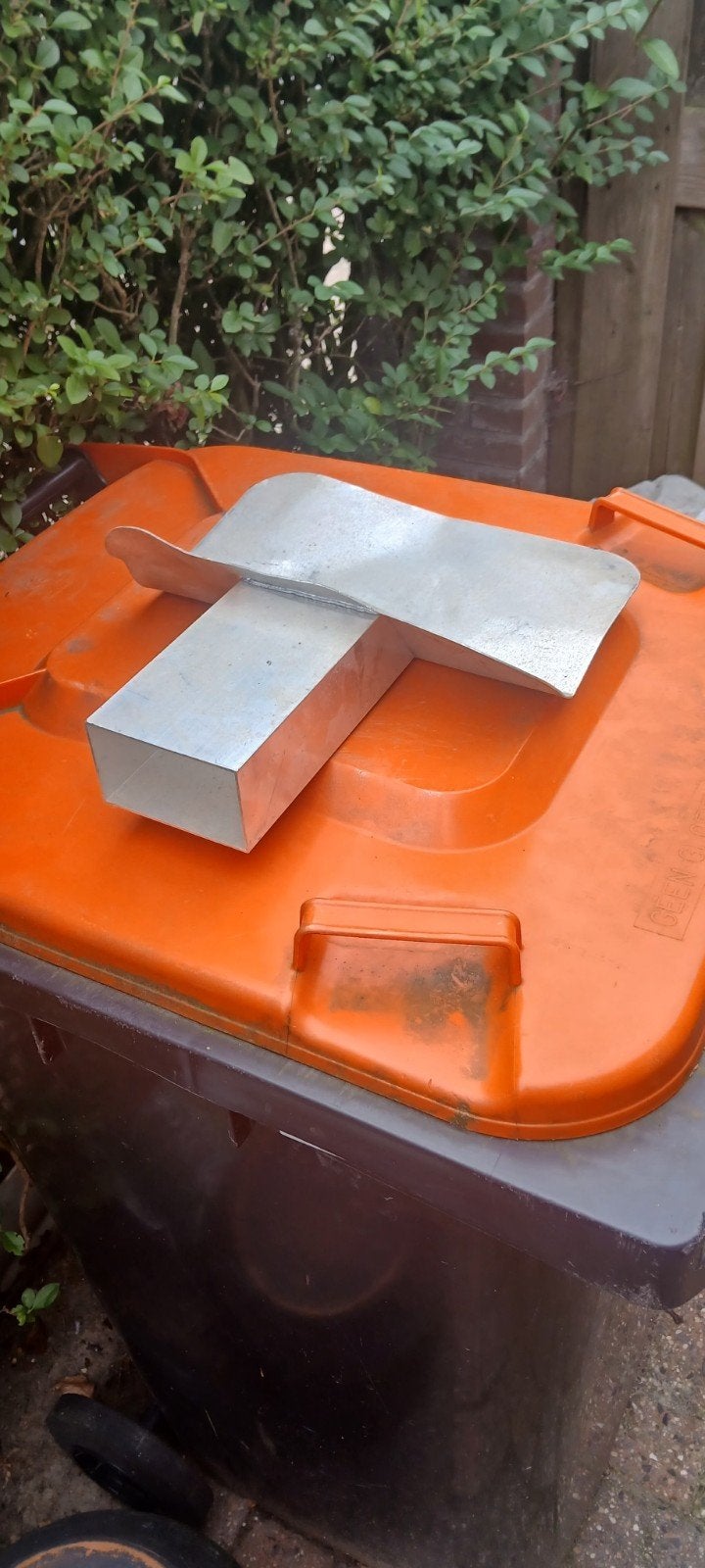 Aluminium dakdoorvoer / kiezelbak 80x100x200 mm, Ophalen, Nieuw, Afzuiger