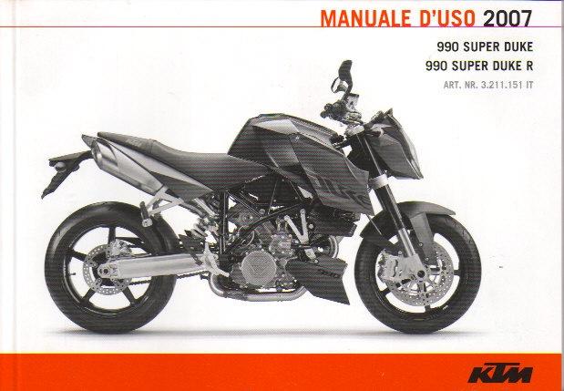 KTM 990/R Super Duke manuale 2007 (5550z), Motoren, Handleidingen en Instructieboekjes, Ophalen of Verzenden, Overige merken