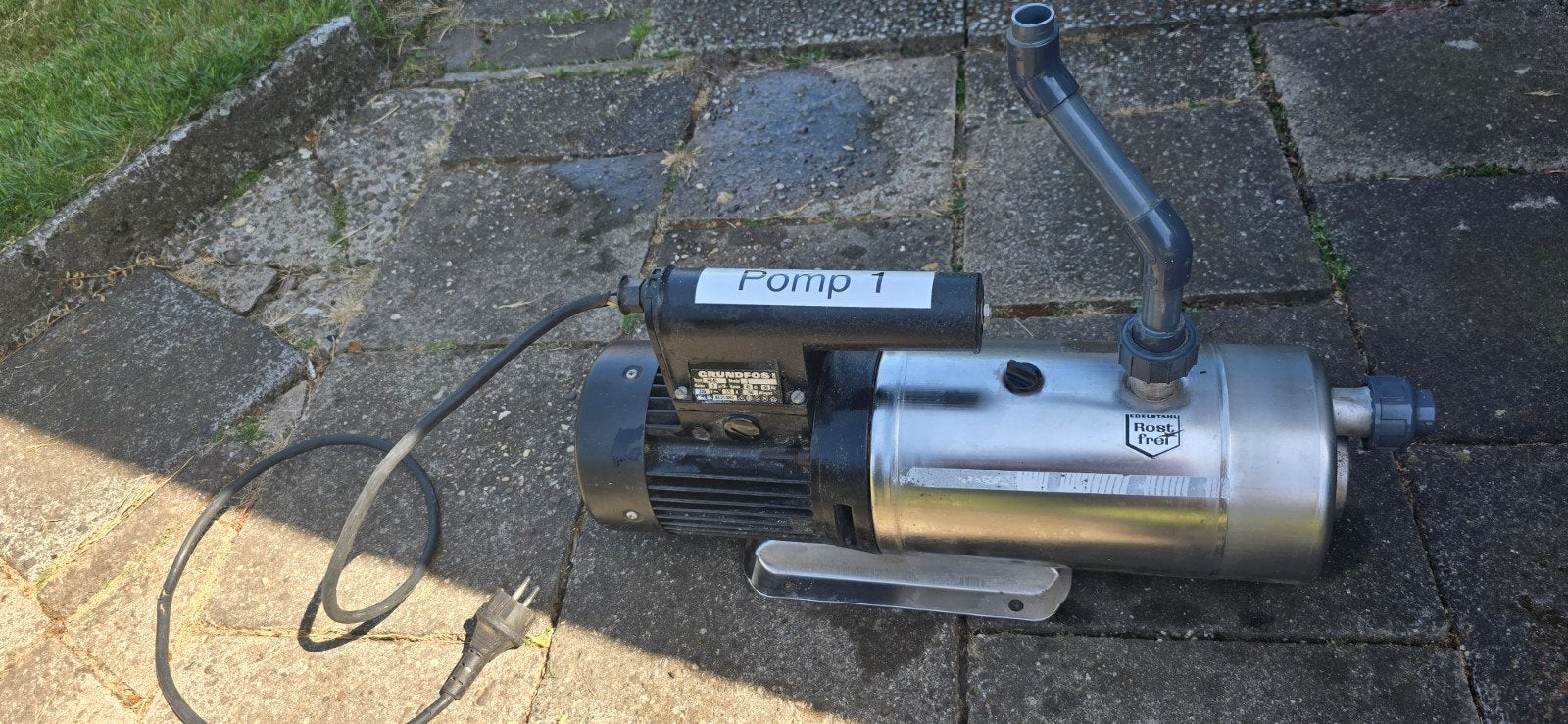 Grundfos JP4-45 RVS Zelfaanzuigende Jetpomp/Waterpomp, Tuin en Terras, Waterpompen, Ophalen, Gebruikt, Elektrisch, Overige typen
