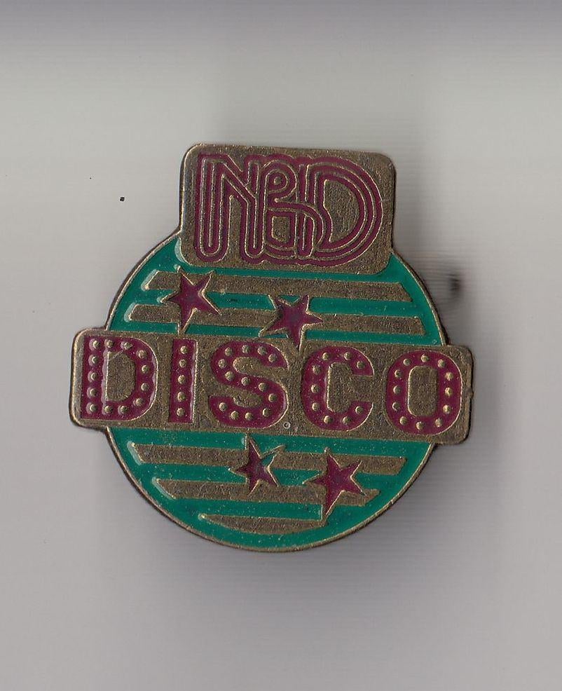 NBD Dansschool broche Disco, Verzamelen, Speldjes, Pins en Buttons, Gebruikt, Niet vindbaar, Niet vindbaar, Speldje of Pin