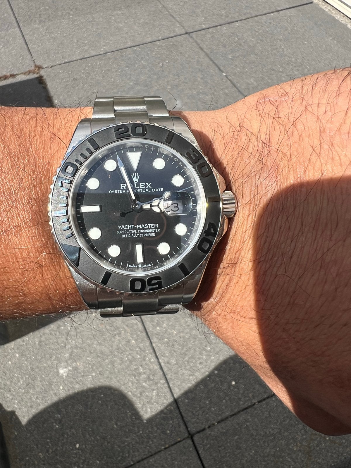 Rolex Yacht-Master, Sieraden, Tassen en Uiterlijk, Horloges | Heren, Polshorloge, Ophalen of Verzenden, Zo goed als nieuw, Rolex