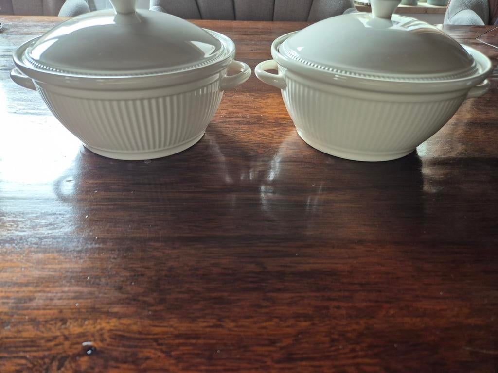 Wedgwood Windsor dekschalen - 2 stuks - Zo goed als nieuw, Ophalen