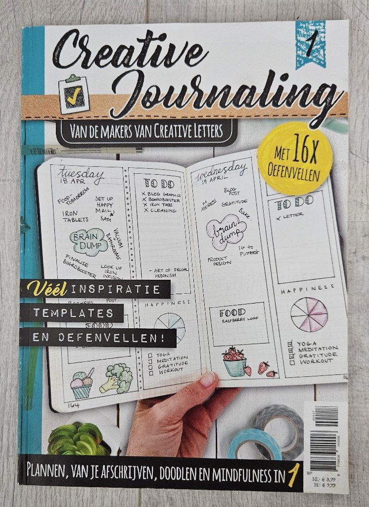 Creative Journaling 1 magazine, Ophalen of Verzenden, Zo goed als nieuw, Boek of Gids