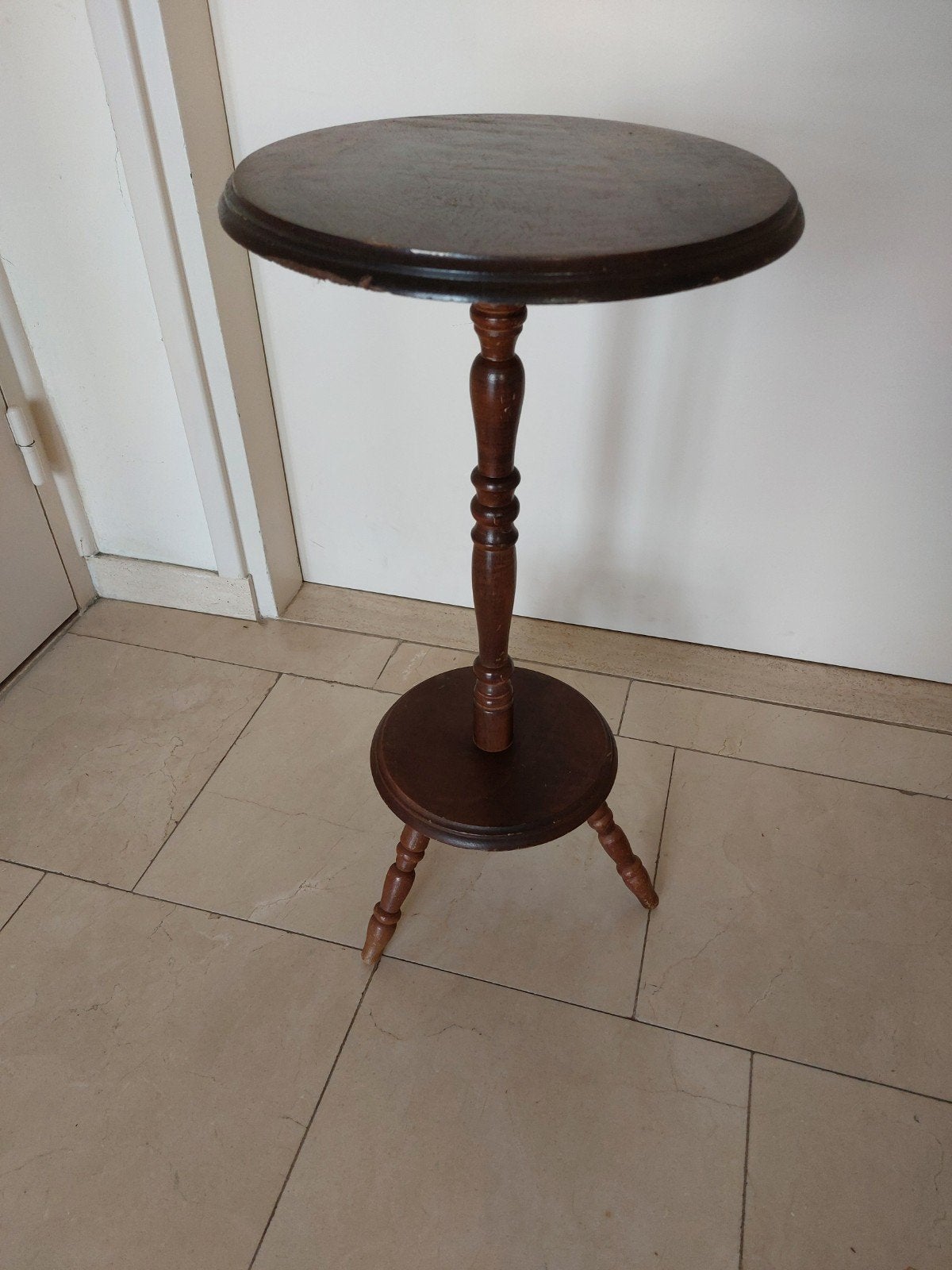 Vintage houten tafeltje., Antiek en Kunst, Curiosa en Brocante, Ophalen of Verzenden