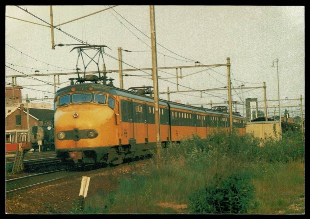 Spoorwegen Nederland : Coach treinstel - mat. 54 - Hondekop, Ophalen of Verzenden, Zo goed als nieuw, Trein, Kaart of Prent