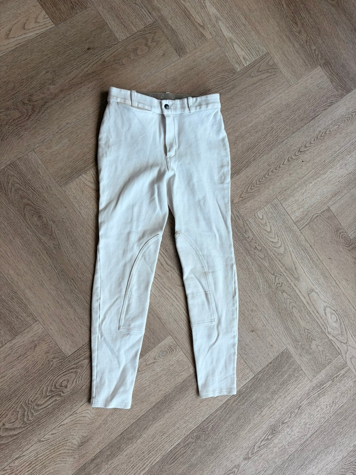 Witte paardrijbroek wedstrijdbroek maat 164, Dieren en Toebehoren, Paardrijkleding, Ophalen of Verzenden, Zo goed als nieuw, Dressuur