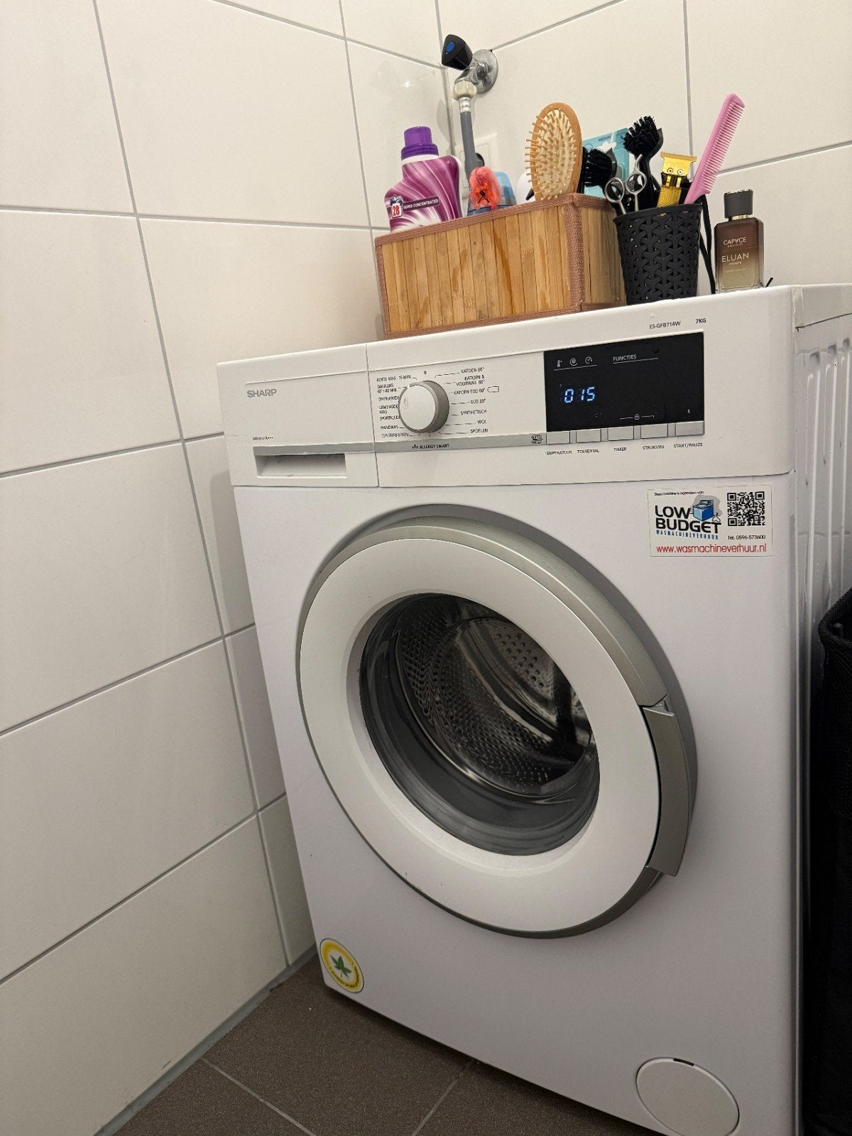 Sharp Wasmachine – 7kg | 1400 RPM | Goede Staat, Witgoed en Apparatuur, Ophalen of Verzenden