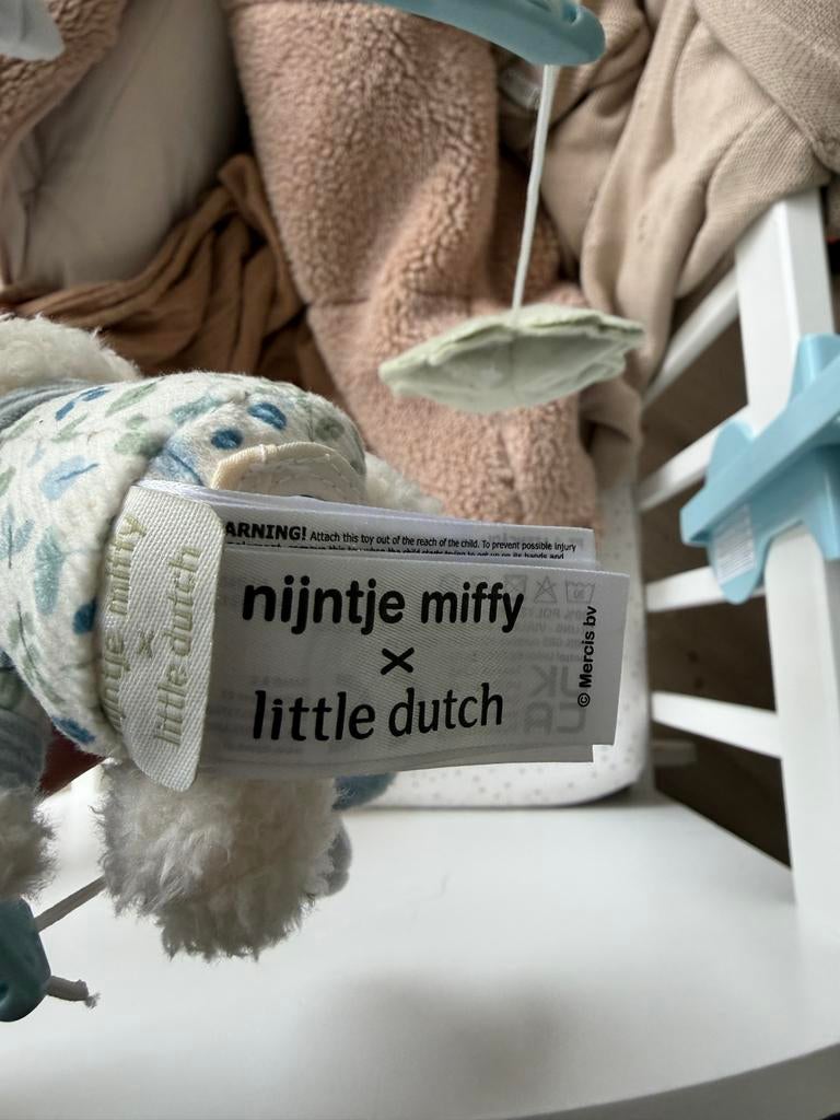 Nijntje Miffy x Little Dutch Muziekmobiel Wieg/Box, Ophalen of Verzenden, Zo goed als nieuw, Mobiel, Met geluid