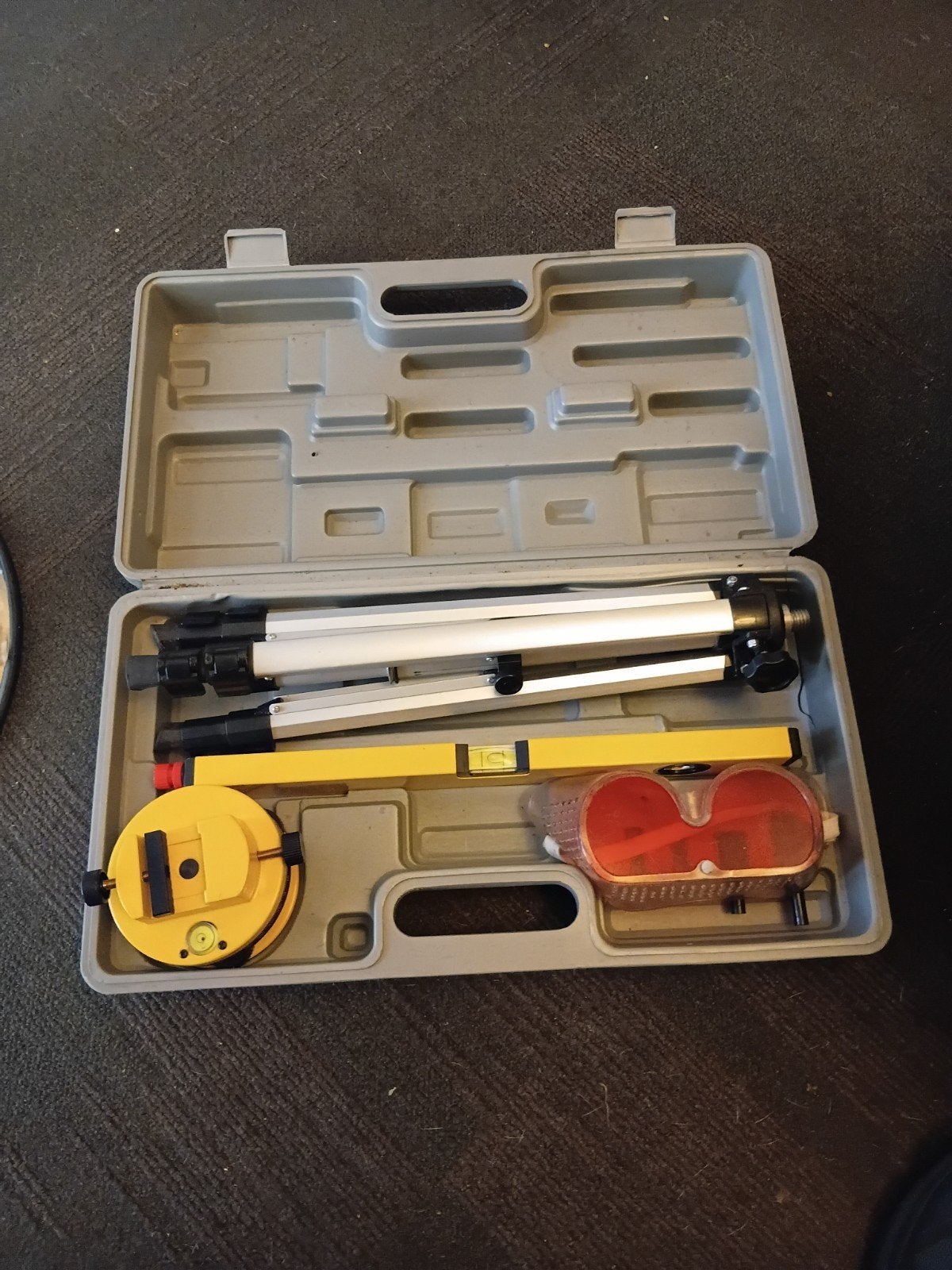 Laser waterpas set, Ophalen