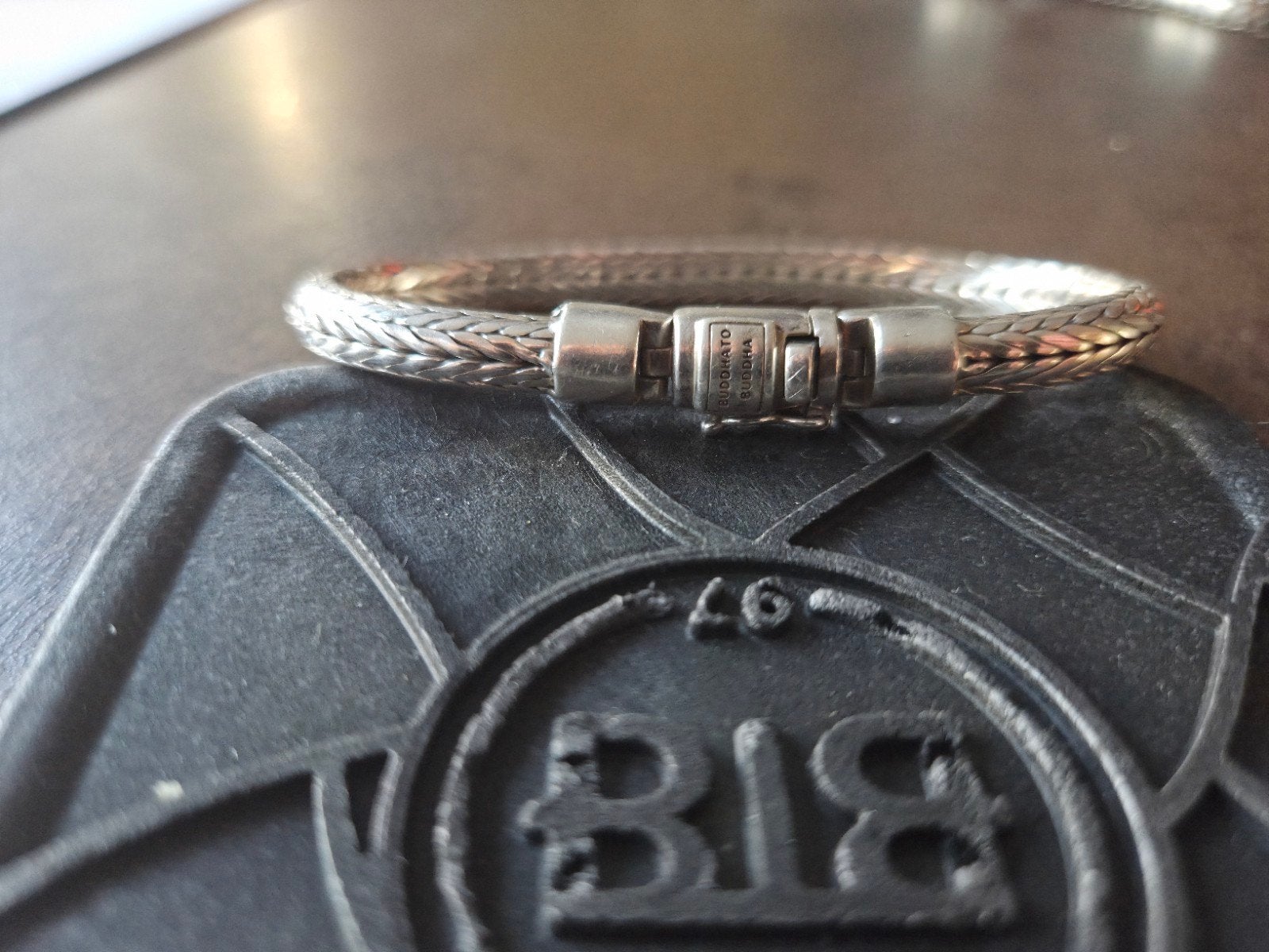 Buddha to Buddha armband - 925 Zilver, Sieraden, Tassen en Uiterlijk, Armbanden, Ophalen of Verzenden, Zo goed als nieuw, Zilver