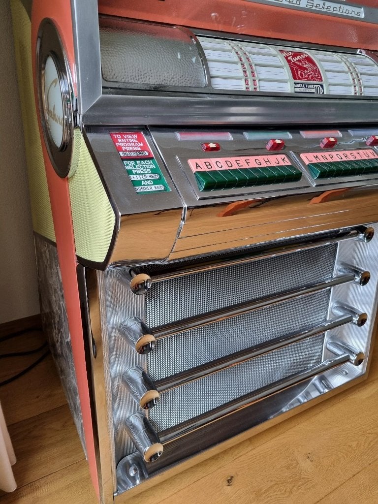 SEEBURG juke-box Volledig gerestaureerde SEEBURG VL-200, Met singles, 1950 tot 1960, Ophalen of Verzenden, Zo goed als nieuw