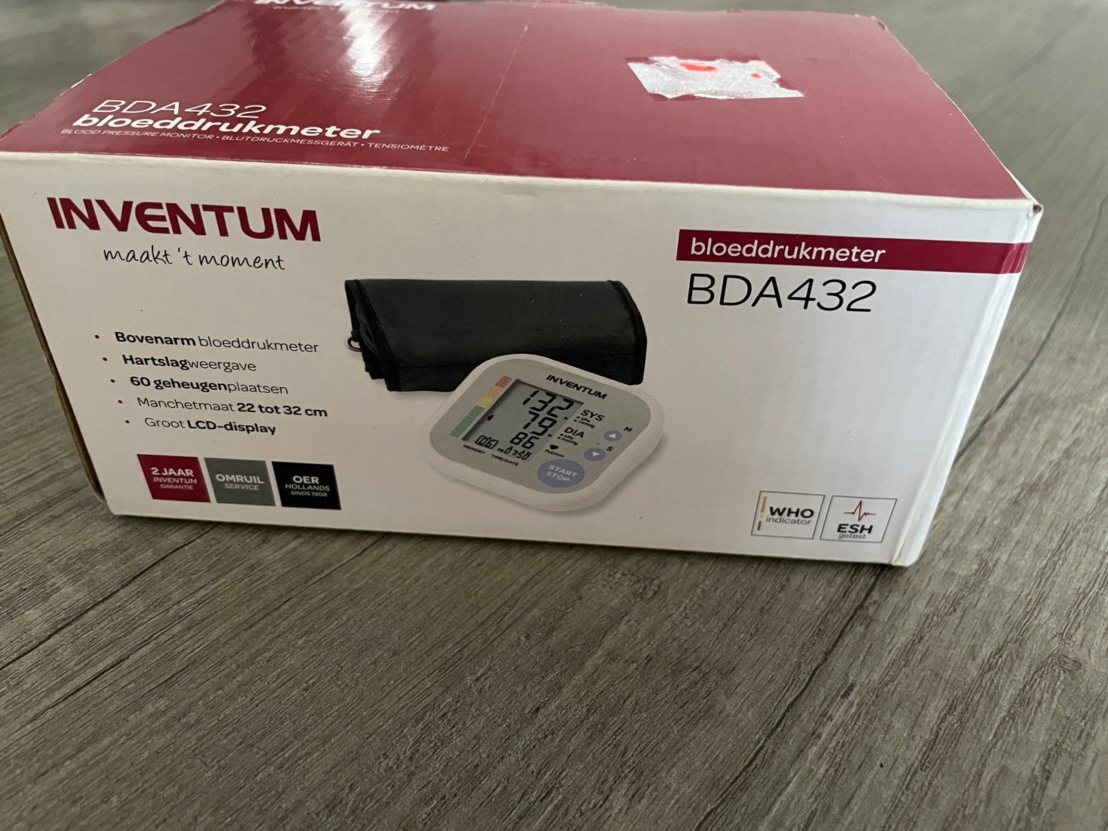bloeddruk meter inventum nieuw, Ophalen, Zo goed als nieuw