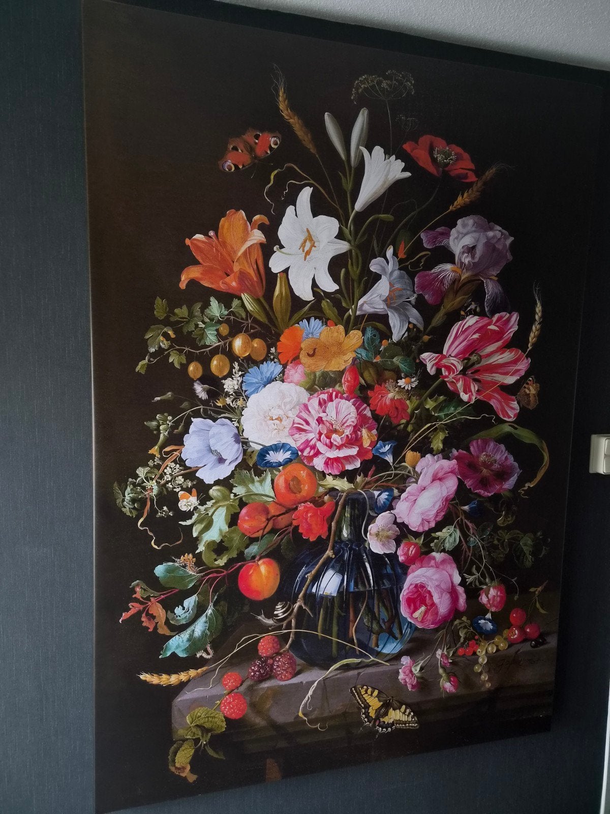 Jan Davidsz de Heem Bloemenstilleven 140x200cm, Ophalen, Bloemen