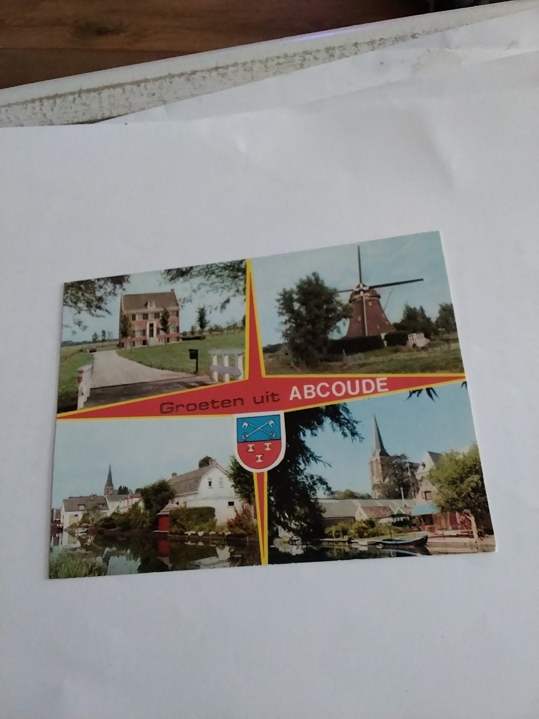 Ansichtkaart Groeten uit Abcoude - Vintage, Verzamelen, Ansichtkaarten | Nederland, Ophalen of Verzenden, 1960 tot 1980, Ongelopen