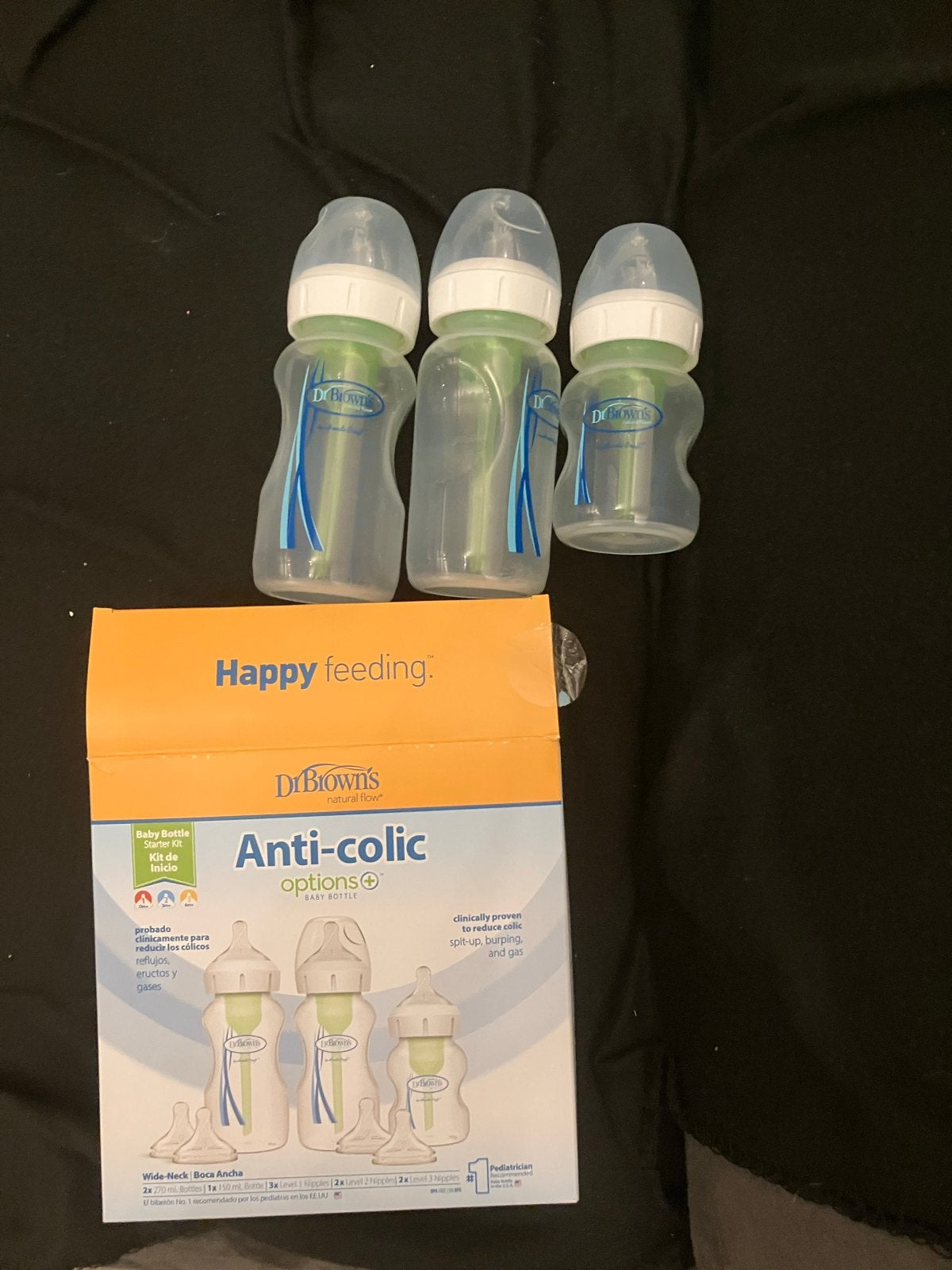Dr. Brown's Anti-Colic Options+ Babyflessen Set, Kinderen en Baby's, Ophalen, Zo goed als nieuw, Babyfles, Dr. Brown's