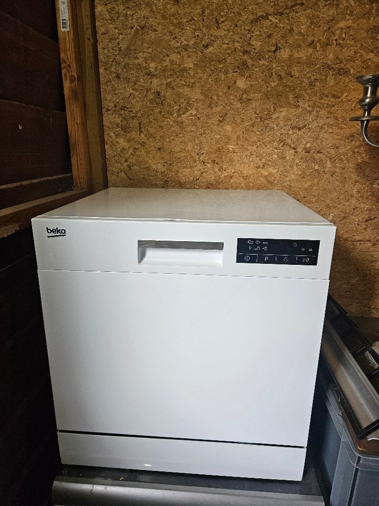Beko DTC36810W vrijstaande vaatwasser, Ophalen, Gebruikt, Minder dan 85 cm, 45 tot 60 cm