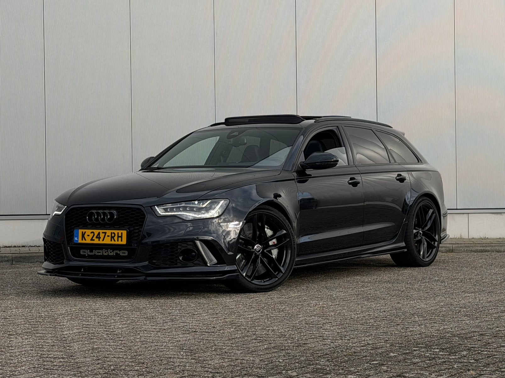 Audi RS6 4.0 445KW/Quattro/MAXTON DISIGN/MILTEK/Avant/Zwart, Auto's, Audi, Bedrijf, Te koop, RS6, Benzine, F, Stationwagon, Automaat