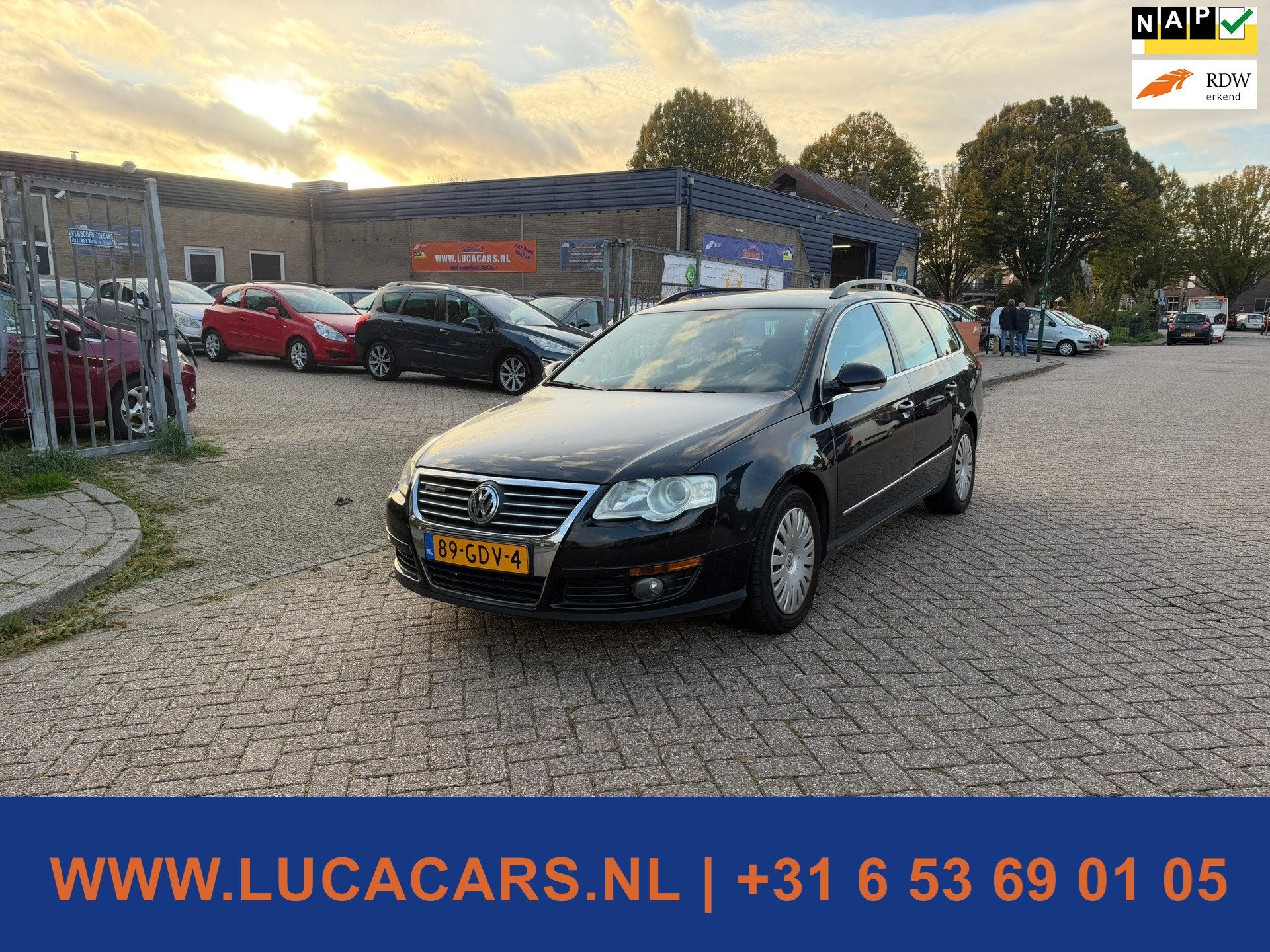 Volkswagen Passat Variant 1.9 TDI Comfortline BlueMotion, Voorwielaandrijving, Gebruikt, 4 cilinders, Zwart