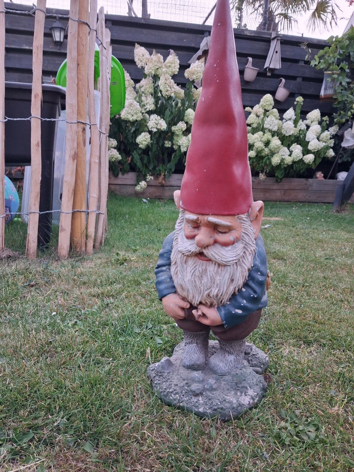 Grote Rien Poortvliet Kabouter - 60 cm hoog, zeldzaam, Ophalen of Verzenden, Gebruikt