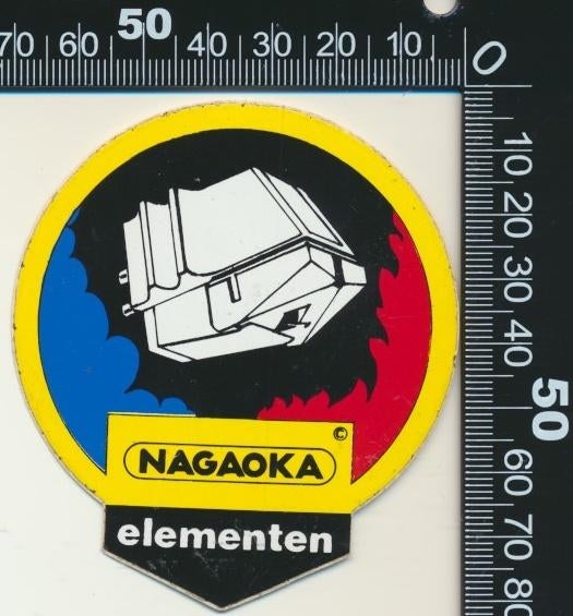 Sticker: Nagaoka Elementen (1), Ophalen of Verzenden, Zo goed als nieuw, Bedrijf of Vereniging