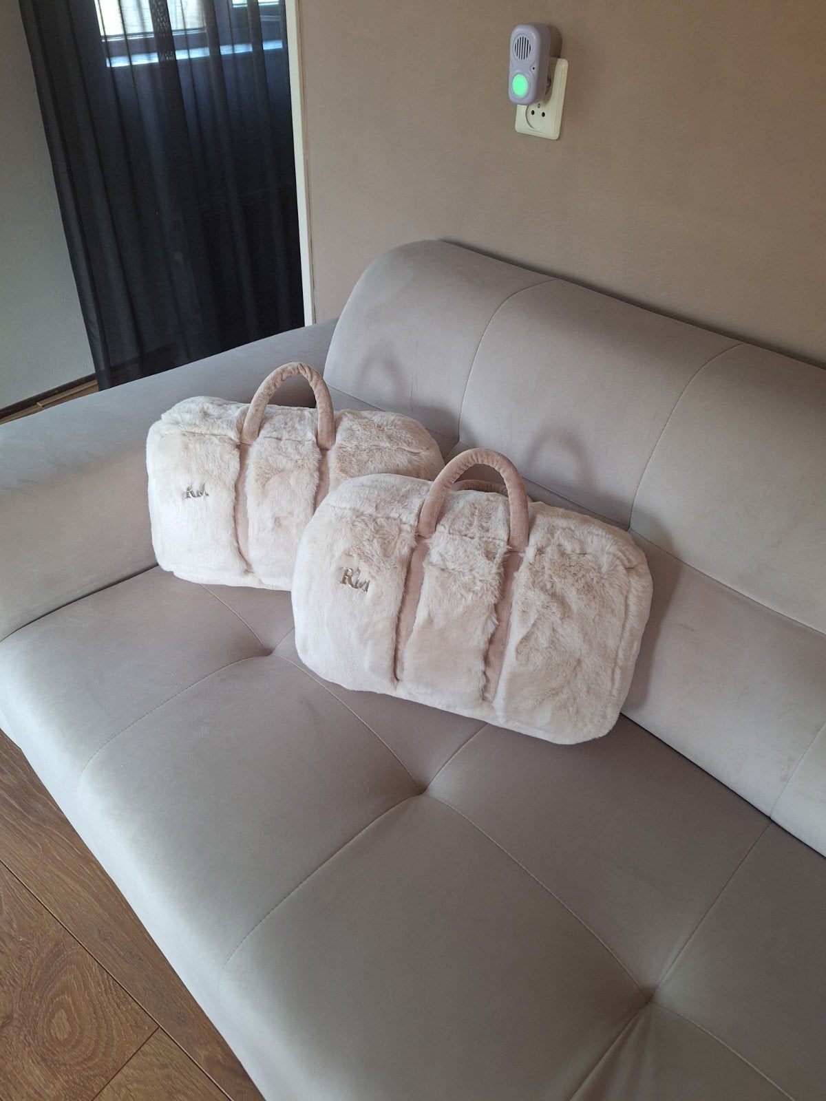 Riviera Maison kussens, Ophalen of Verzenden, Zo goed als nieuw, Beige, Vierkant