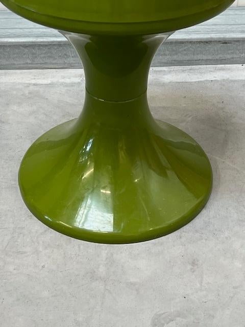 Emsa kruk vintage space age krukje jaren 70 stool groen, Kunststof, Gebruikt, Emsa, Ophalen of Verzenden