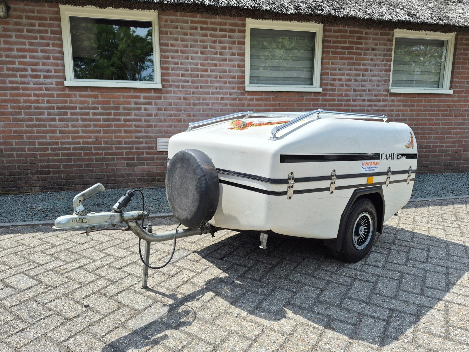 Compacte Camp Master CM-4 vouwwagen met imperiaal, Caravans en Kamperen, Ophalen, Tot en met 2, Overige merken