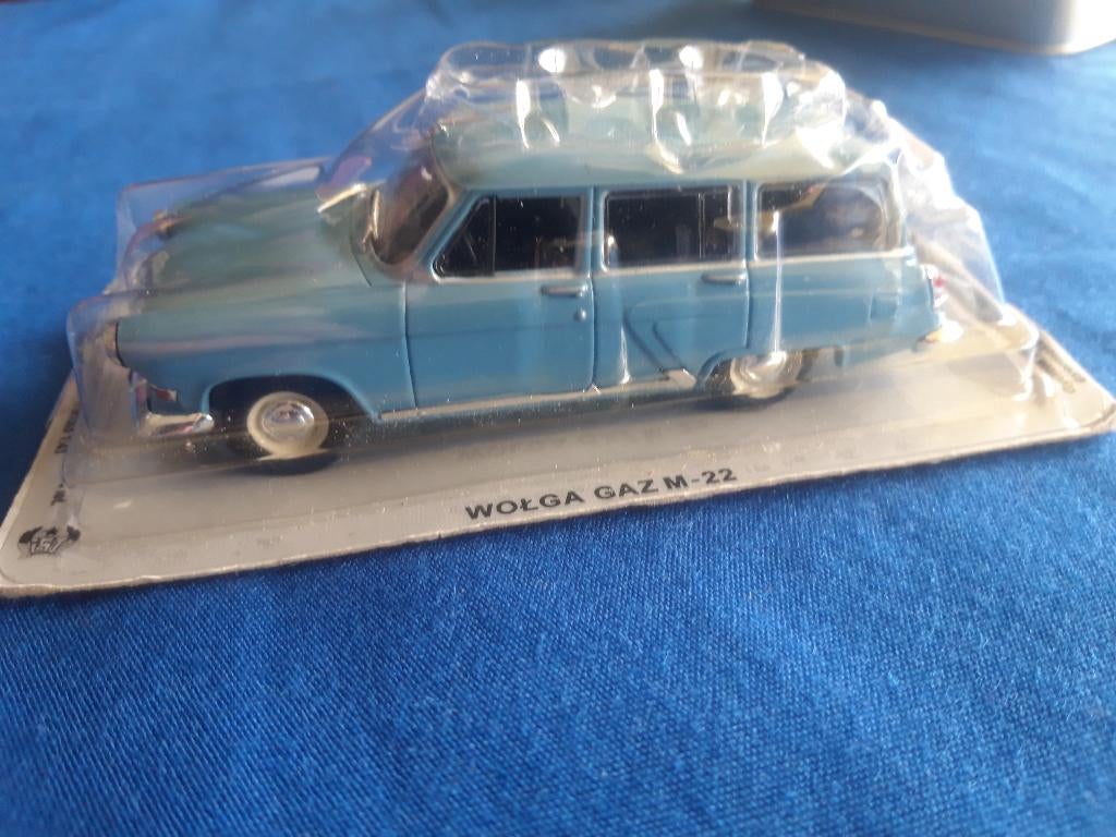GAZ Volga M22 Combi blauw 1:43, Ophalen of Verzenden, Zo goed als nieuw, Auto, Overige merken