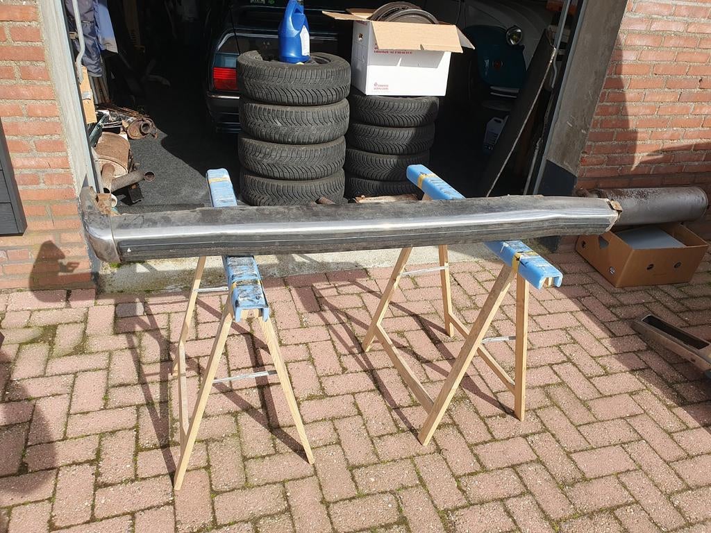 Citroën CX serie 1 - rvs achterbumper, Auto-onderdelen, Overige Auto-onderdelen, Ophalen, Gebruikt, Citroën