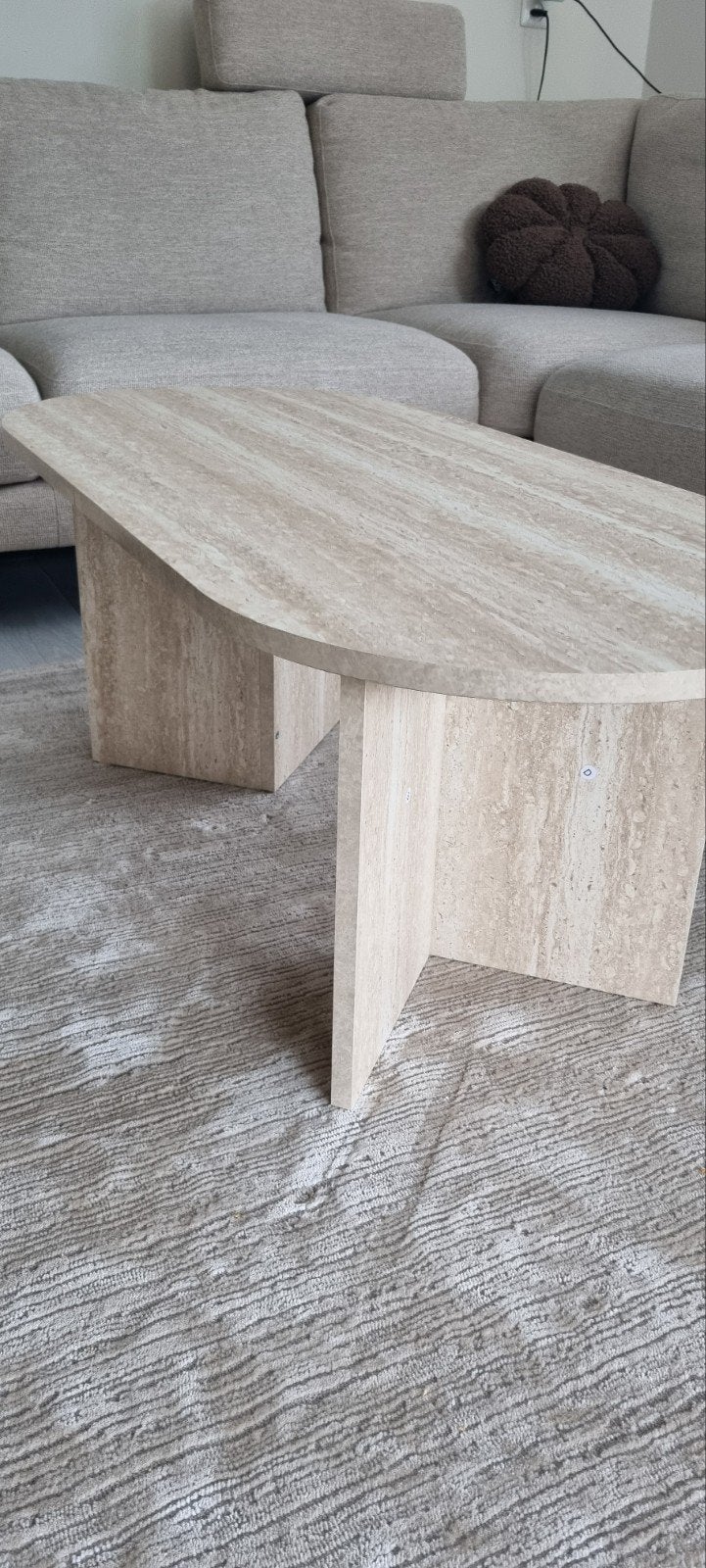 Zo goed als nieuwe salontafel/koffietafel, 1 week oud, Ophalen, Overige materialen, 100 tot 150 cm, 50 tot 100 cm
