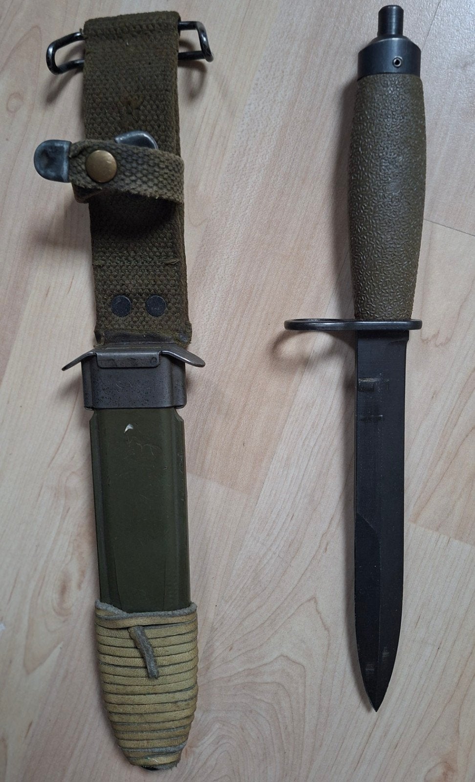 M1968 bajonet Noorwegen Noorse AG3 bajonet, Verzenden, Landmacht, Overige gebieden, Mes of Dolk