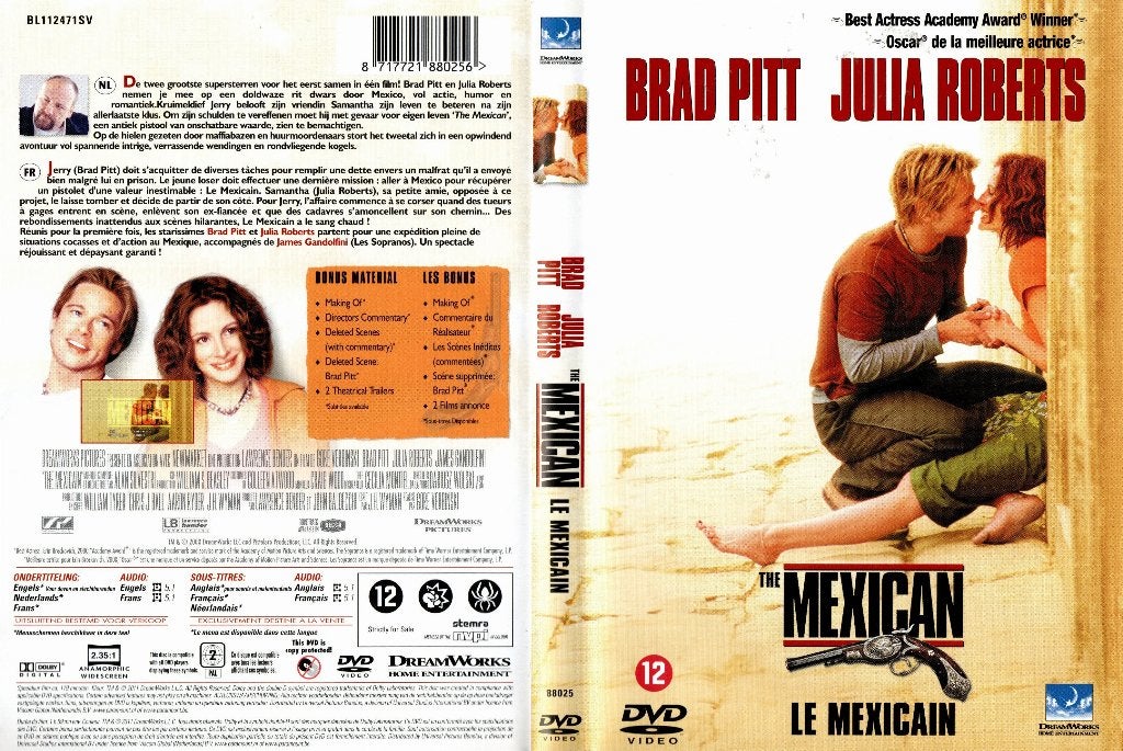 The Mexican, Vanaf 12 jaar, Ophalen of Verzenden, Zo goed als nieuw, Actiekomedie