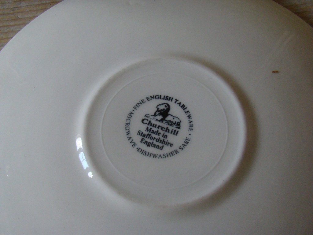 Servies, Engels, Churchill SUMMERSET FRUITS, gaaf, Ophalen of Verzenden