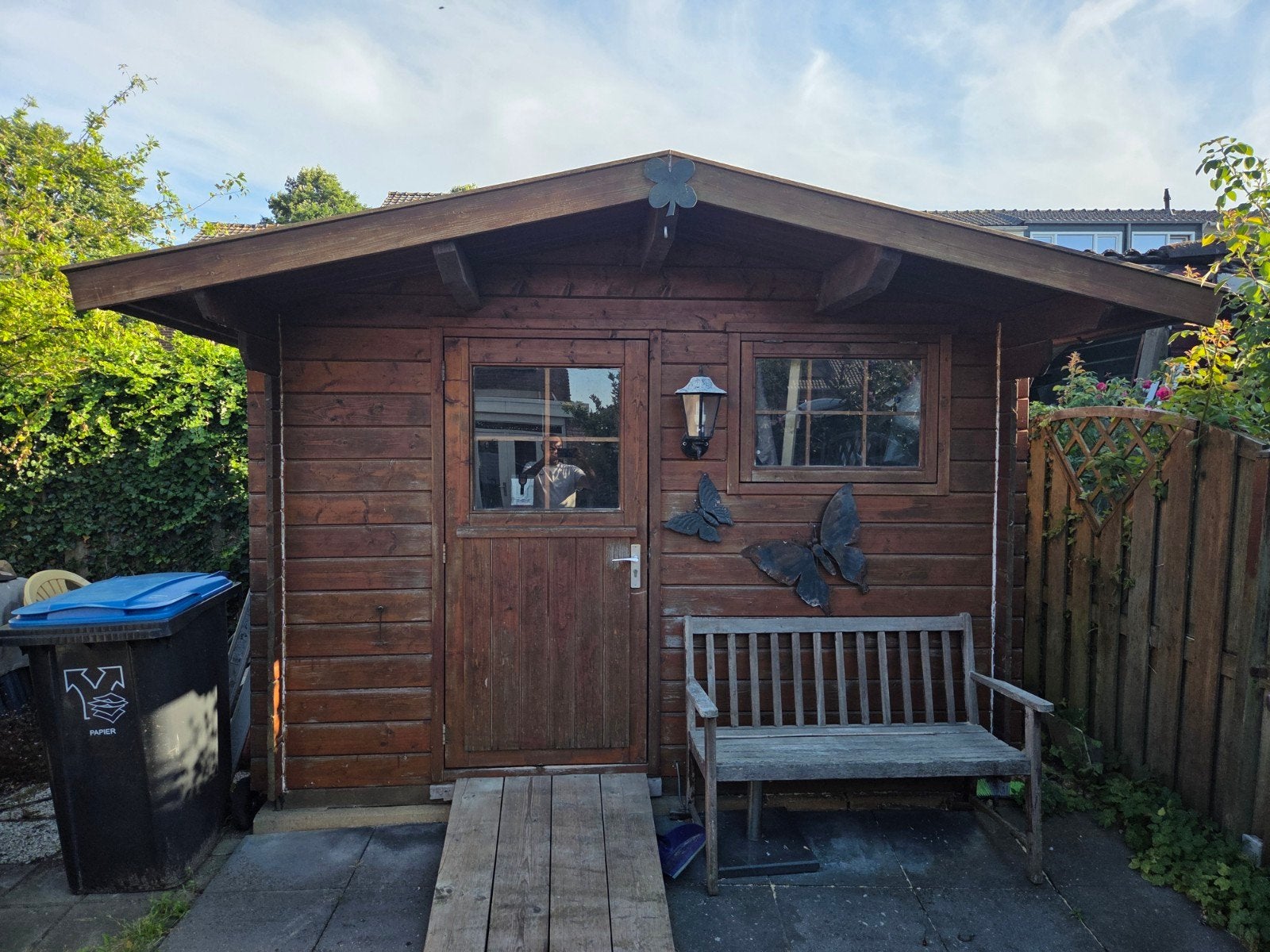 Blokhut, Tuin en Terras, Tuinhuizen, Ophalen, 250 tot 500 cm, Blokhut, 1 raam