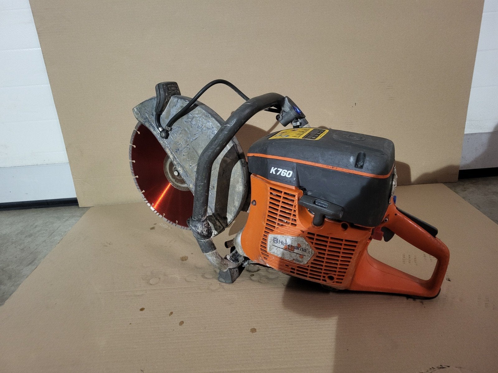 Husqvarna k760 bandenzaag, Ophalen, Gebruikt, Husqvarna