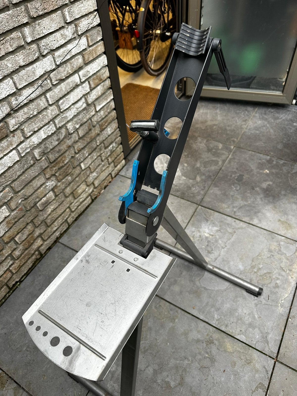 Fiets standaard Tacx Cycle Stand, Ophalen of Verzenden, Zo goed als nieuw, Aluminium, 16 tot 20 inch