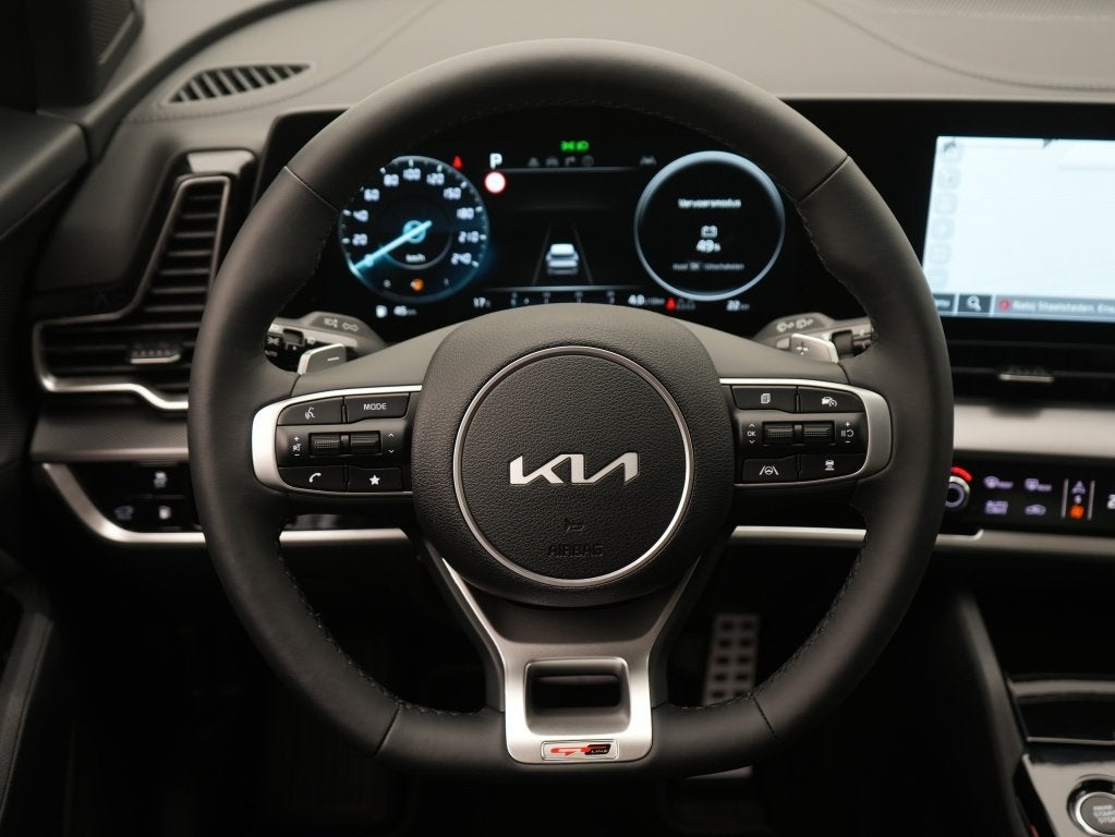 Kia Sportage PHEV 1.6 T-GDi GT-Line | Plug in | Private Leas, Auto's, Kia, Gebruikt, Zwart, 4 cilinders, Leder en Stof