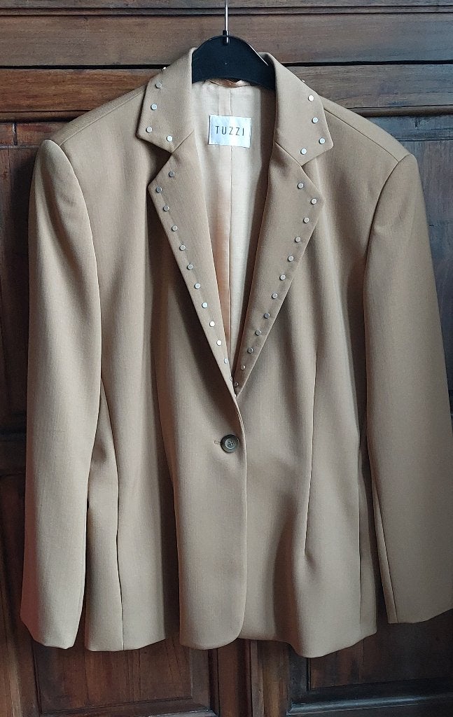 Nieuwe Tuzzi blazer, Maat 38/40 (M), Tuzzi, Beige, Nieuw