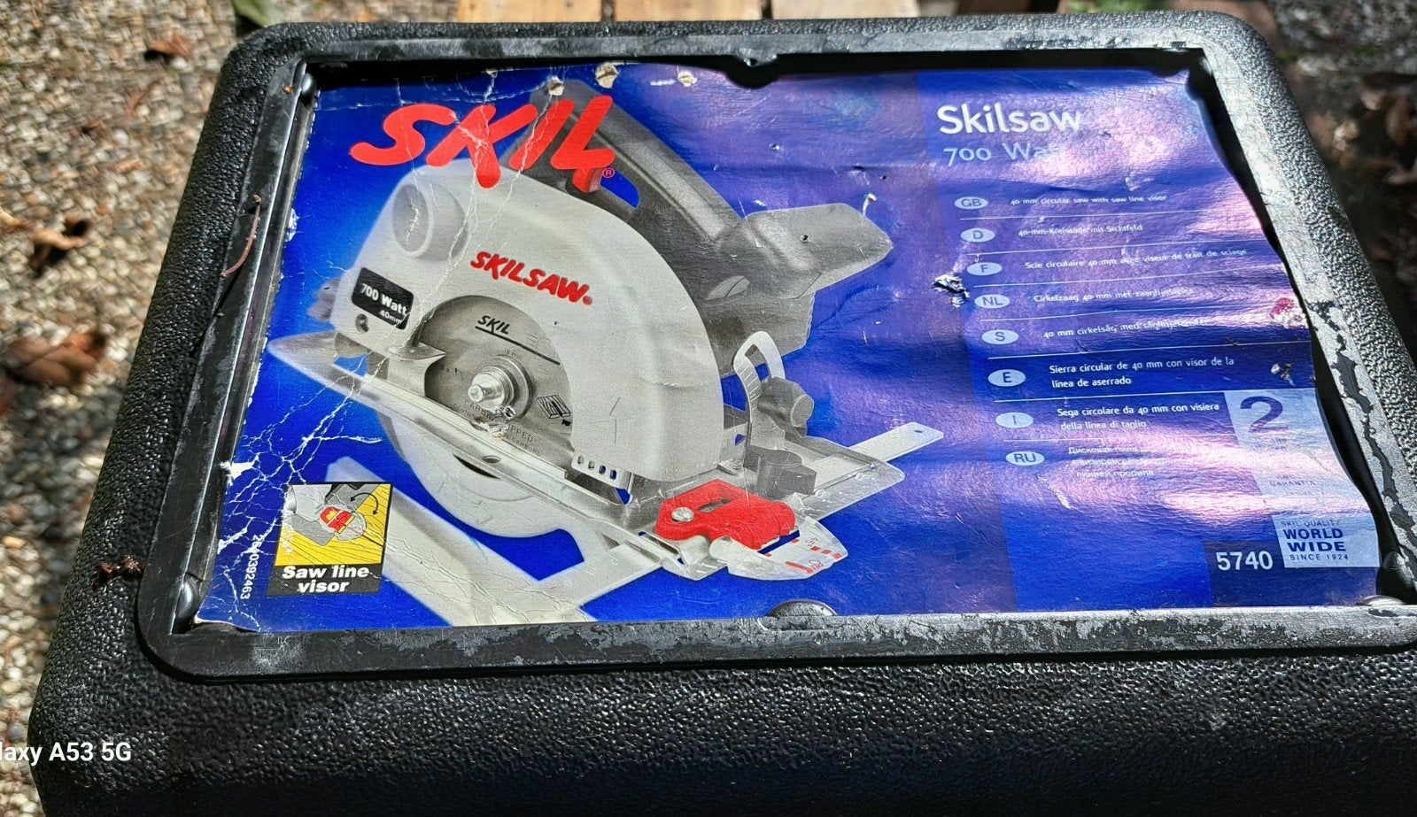 z.g.a.n skil  skilsaw circelzaag compleet in koffer, Ophalen, Cirkelzaag, Skil Saw, 600 tot 1200 watt