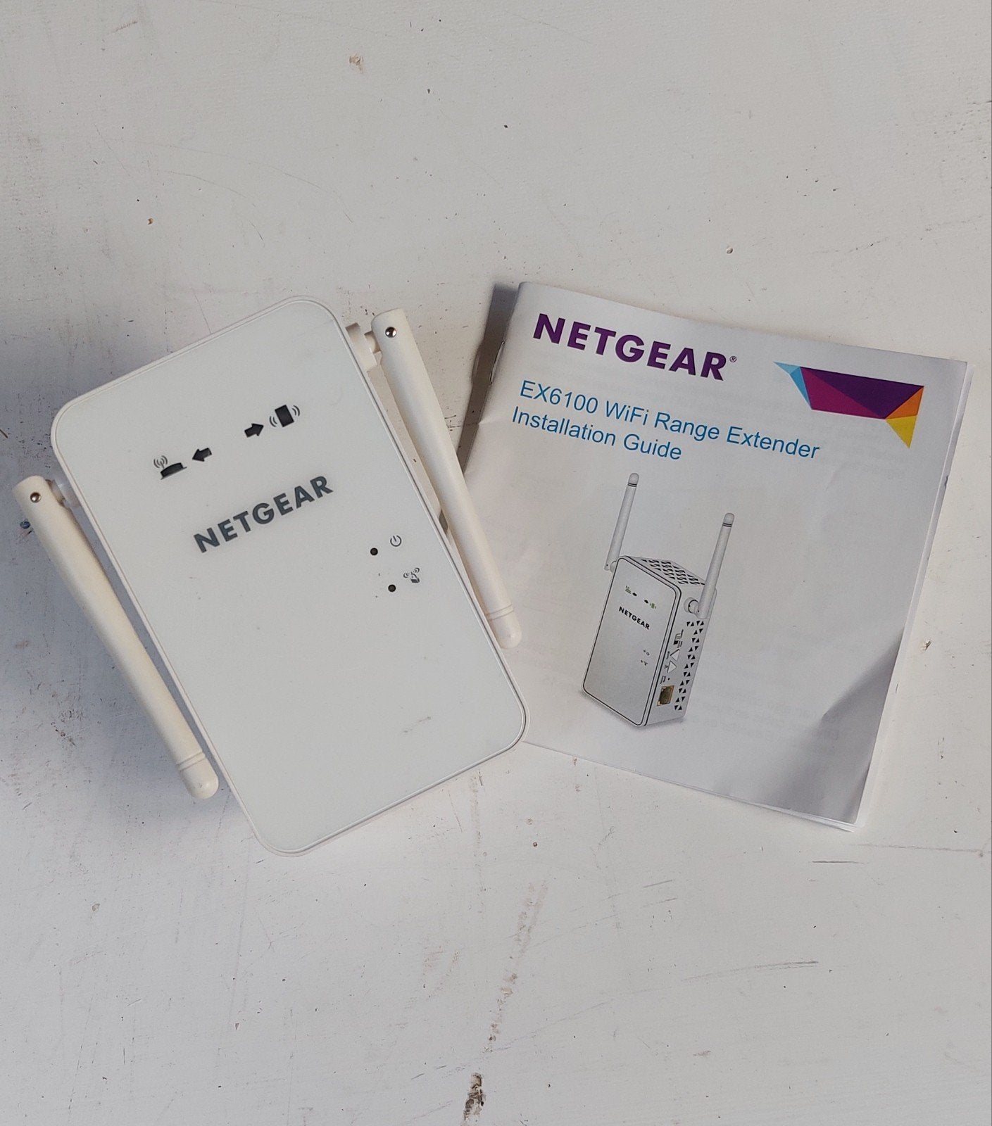 Netgear EX6100 WiFi Range Extender met handleiding, Ophalen of Verzenden, Gebruikt, Netgear
