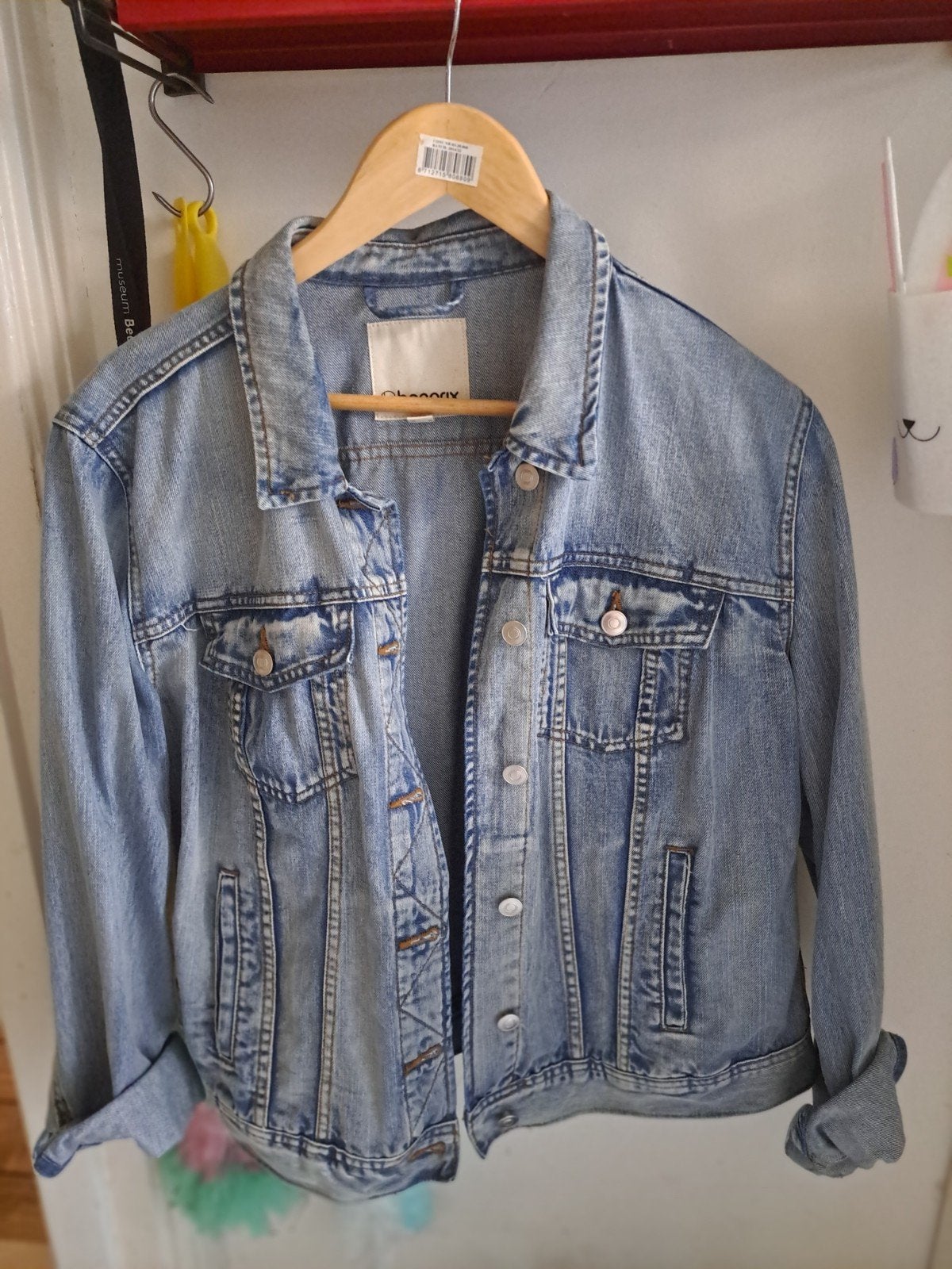 Spijkerjasje nieuw, Ophalen, Bonprix, Blauw, Maat 46/48 (XL) of groter