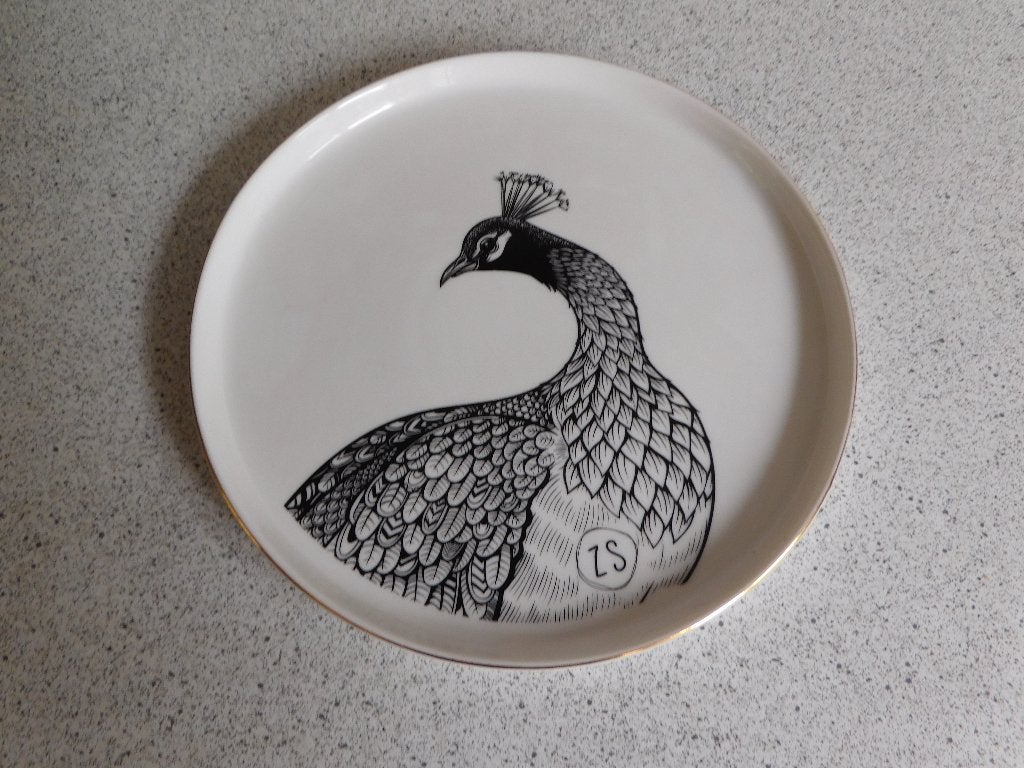 Bord 21 cm. Pauw Limited Edition 10 Jaar Zusss, Ophalen of Verzenden, Zo goed als nieuw, Bord(en), Overige stijlen