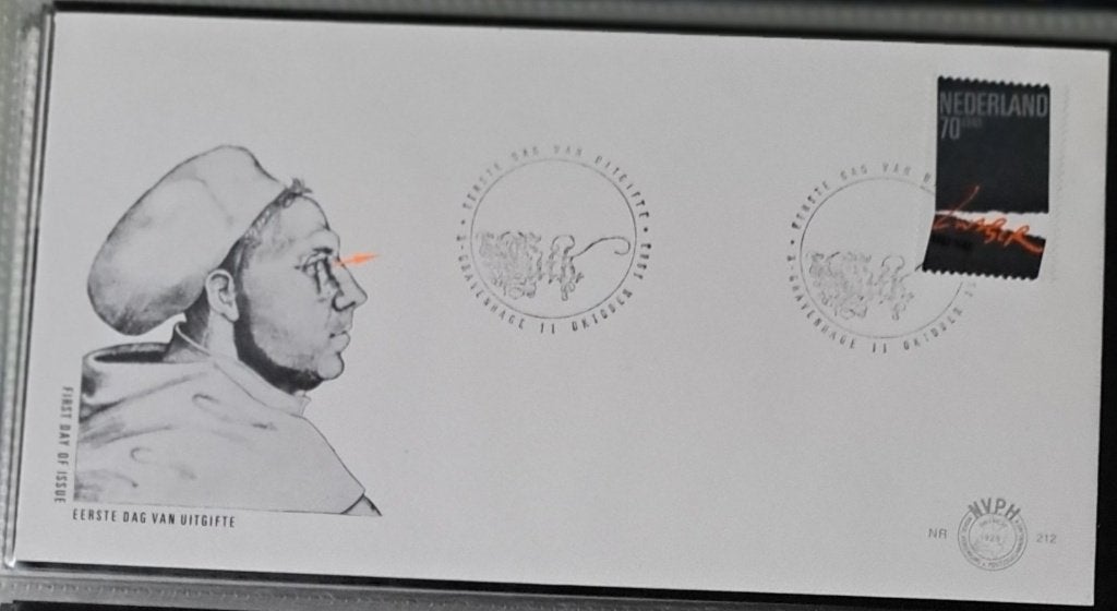 Envelop - 212.1983.Maarten Luther, Postzegels en Munten, Ophalen of Verzenden, Onbeschreven, Nederland