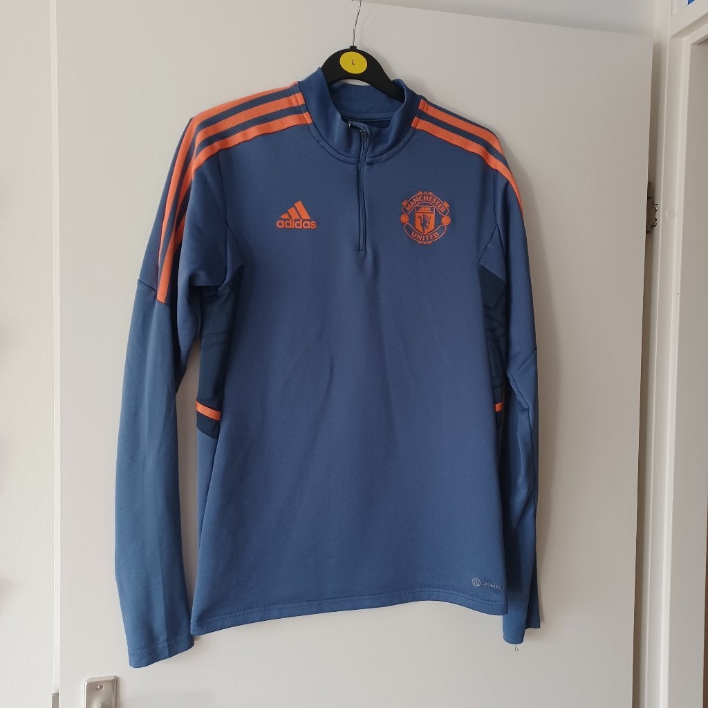 Adidas Manchester United trainings trui, Ophalen of Verzenden, Gebruikt, Trainingspak