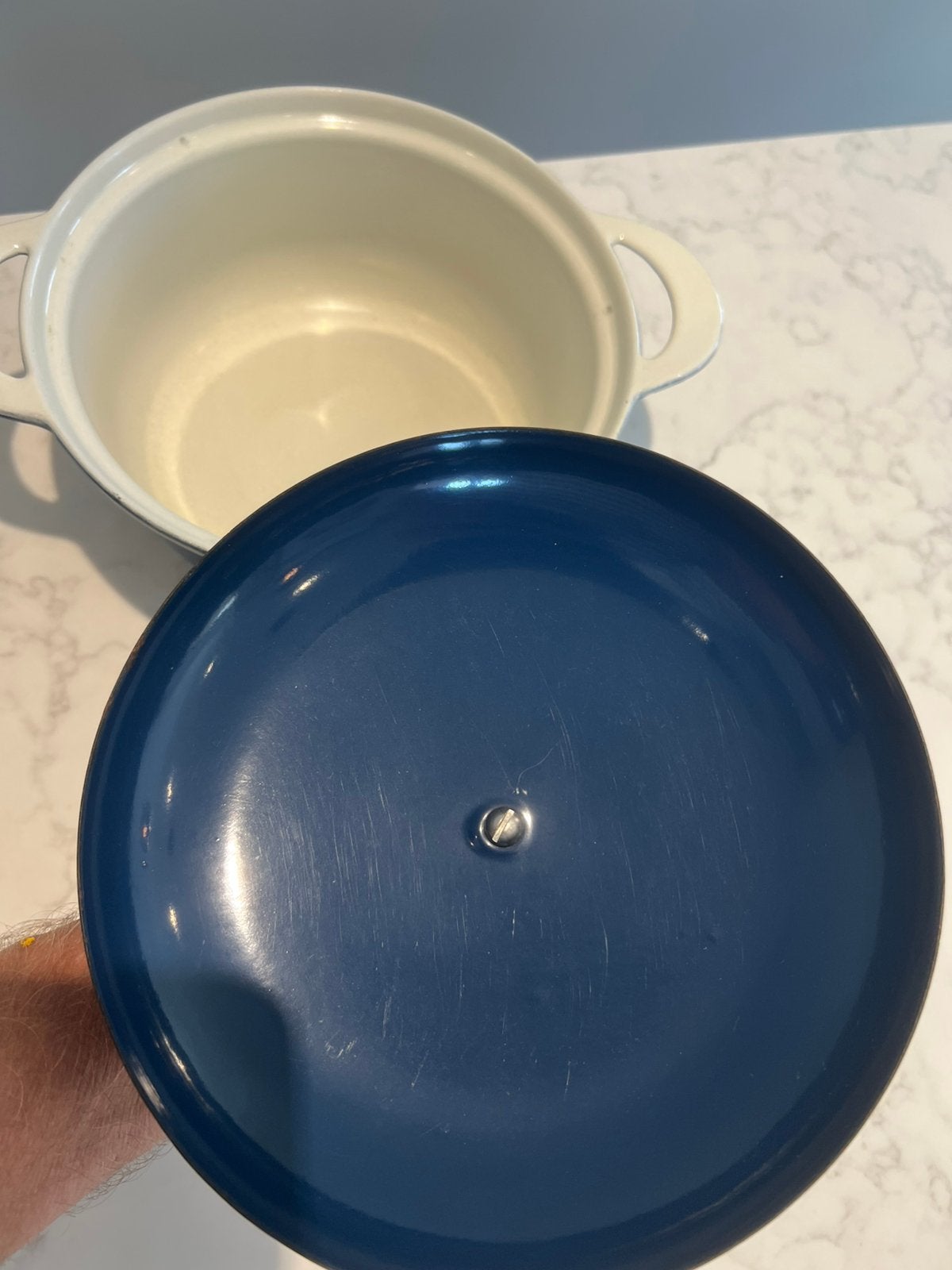 Gietijzeren FE Belgium braadpan 20 cm in nieuwstaat, Geschikt voor inductie, Ophalen of Verzenden, Zo goed als nieuw, Nvt