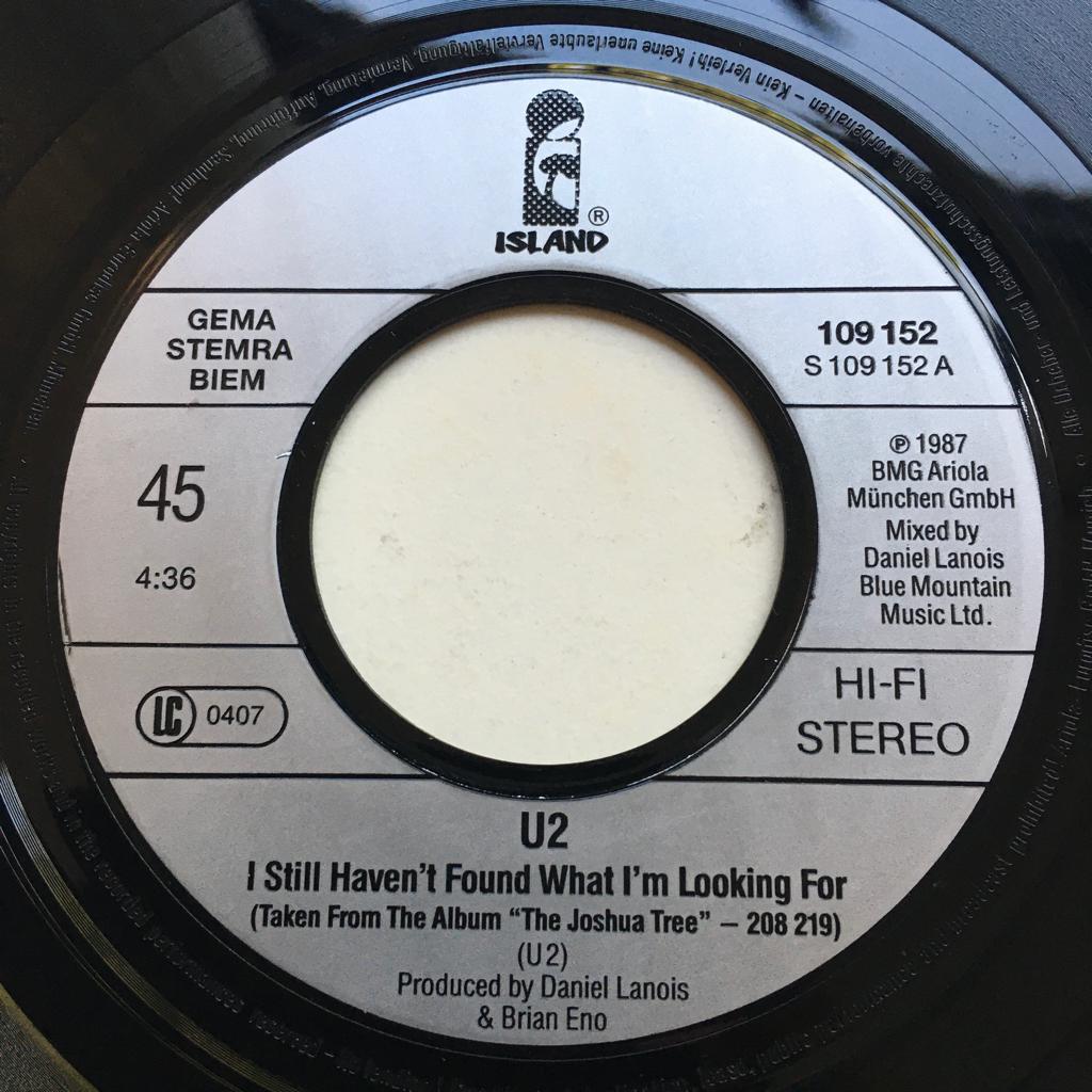 SU2C U2 4 5 singles €20, Originele persing, 7 inch, Ophalen of Verzenden, Zo goed als nieuw